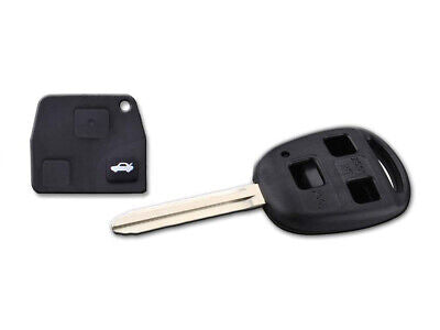 Guscio Chiave Telecomando 3 Posti Tasti Vuoti Con Lama TOY43 Batteria Su