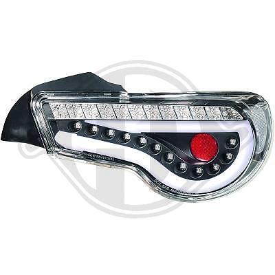 Coppia Fanali Fari Posteriori Tuning LTI LED GT86 2012> nero Fr. Dinamica