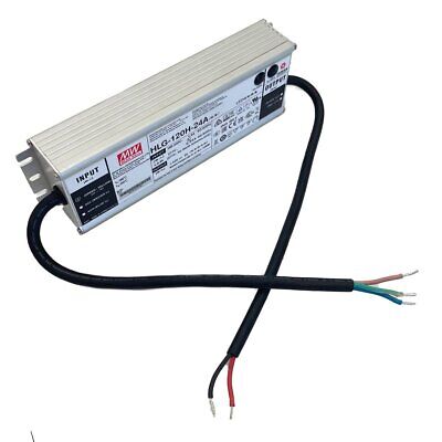 Meanwell HLG-120H-24A Alimentatore Led Driver CC CV 120W 24V 5A IP67 Input 220V