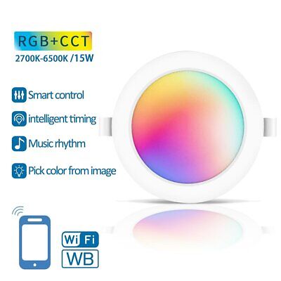 Luci Downlight LED Intelligente da Incasso 15W 1430 Lumen WiFi e Controllo