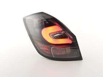 Coppia Fari Fanali Posteriori Tuning LED LTI Fabia5 porte da 2007 nero