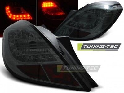 Coppia Fari Fanali Tuning Posteriori CORSA D 3D 06-10 Fume' LED