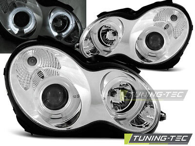 Coppia Fari Fanali Anteriori TUNING Classe C W203 00-07 NO SPORTCOUPE