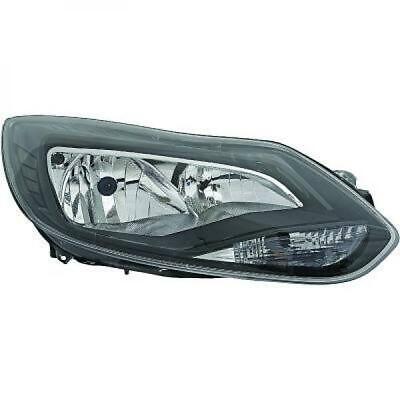 Faro anteriore sx FOCUS 11-11.14 nero DEPO H7/H1 motor reg el 1724803/17351