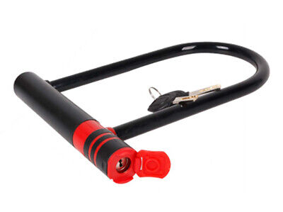 Lucchetto a U per Bici 14X240mm Con 2 Chiavi <ul> <li>Lucchetto Ad In Acciaio