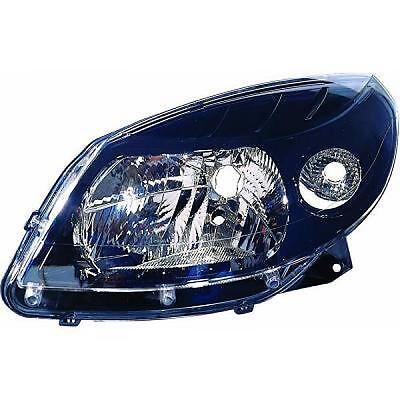 Faro fanale anteriore Sinistro SANDERO 08- H4 nero per reg elettrica