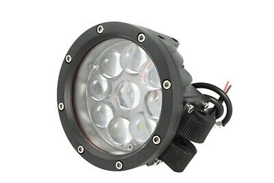Fanale Led Rotondo Supplementare Ausiliario 45W 12V 24V 36V 48V 60V Faro Da