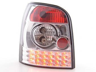 Coppia Fari Fanali Posteriori Tuning LED A4 Avant (B5) 95-00 cromato