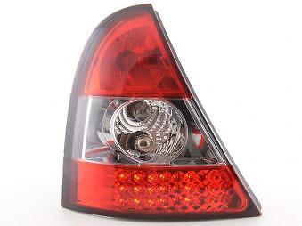 Coppia Fari Fanali Posteriori Tuning LED Clio (B) 98-01 Rossi