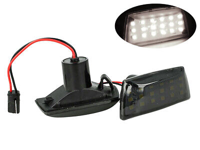 Kit Freccia Laterale a Led Side Marker Lente Nero Fume Luce Bianco Per