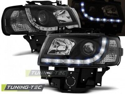 Coppia Fari Fanali Anteriori Tuning T4 08.96-03.03 BUS DAYLIGHT Nero