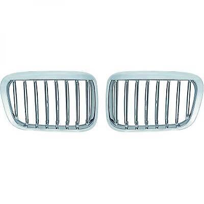 Calandra Griglia Mascherina TUNING Serie 3 E46 compact cromata 1998-2001