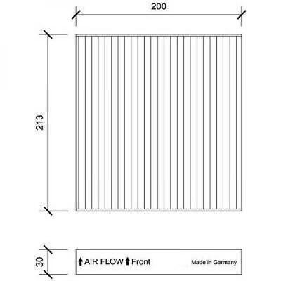 Filtro abitacolo al carbone attivo TRANSIT Tourneo