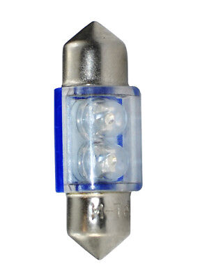 Lampada Led Diodo LED L025 C5W 31mm 2LED blu