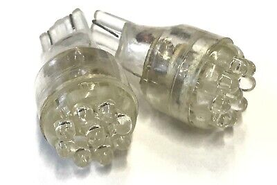 Coppia 2 Lampade Led T10 T15 Con 9 F3 Colore Giallo Yellow12V 0,2W <p>