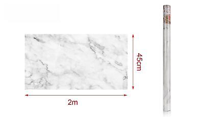 6 Rotoli Carta Adesive Per Mobili 45X200cm Effetto Marmo da Parati Autoadesive