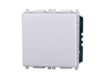 ETTROIT Interruttore 2P 2M 16A Unipolare Colore Bianco Compatibile Con Vimar
