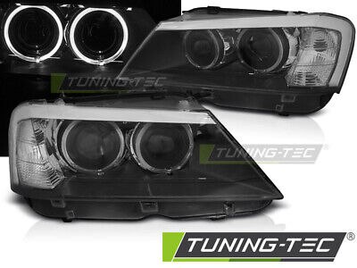 HEADLIGHTS ANGEL EYES LED BLACK fits X3 F25 10-07.14