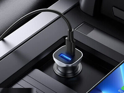 Caricatore Da Auto 2 Porte USB C PD USB-A 2,4A Ricarica Rapido Massimo 32W