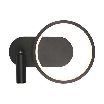 Applique Lampada LED da Muro 14W 250*100*180mm in Metallo Colore Nero 4000K