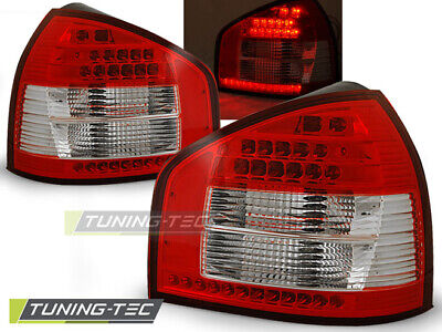 FANALI POSTERIORI A LED ROSSO BIANCO per A3 08.96-08.00