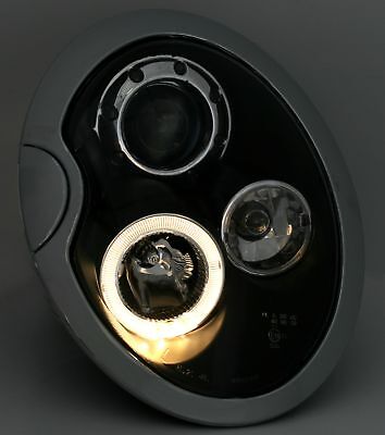 COPPIA Fari Fanali Anteriori Tuning COOPER R50 Angel Eyes 2001-2005 h1