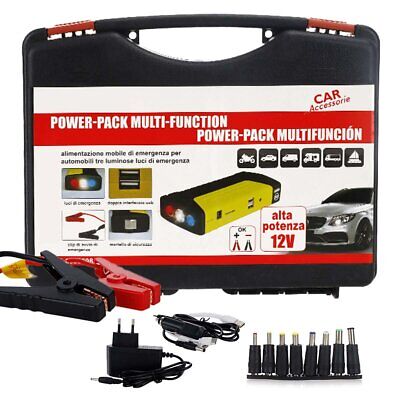 Aviatore di Emergenza Portatile con Batteria 13500mAh per Avviamento Auto