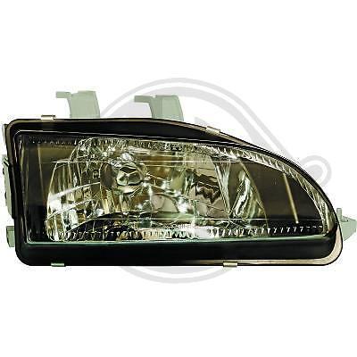 Coppia Fari Fanali Anteriori Tuning  TUNING CIVIC 91-95 nero neri H4