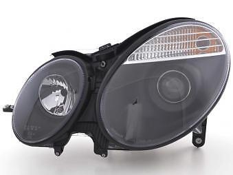 Coppia Fari Fanali Anteriori Tuning classe E W211 02-06 nero