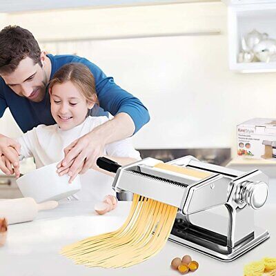 Macchina Tirapasta Manuale con Manovella Sfogliatrice e Supporto Antiscivolo 9