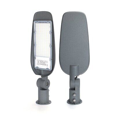 Lampione Stradale LED Sottile e Regolabile Fredda 6500K 9300 Lumens 100W