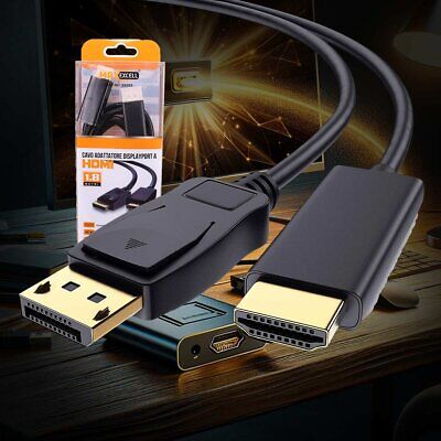 Cavo da DisplayPort a HDMI Monodirezionale Placcato in Oro Full HD1080p 60Hz