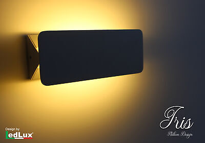 Applique Led Da Parete Modello Iris Italian Design Moderna 10W Orientabile Bian