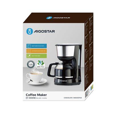 Macchina Per Caff&egrave; da 1000W col Filtro riutilizzabile fino a 1.25 LC on