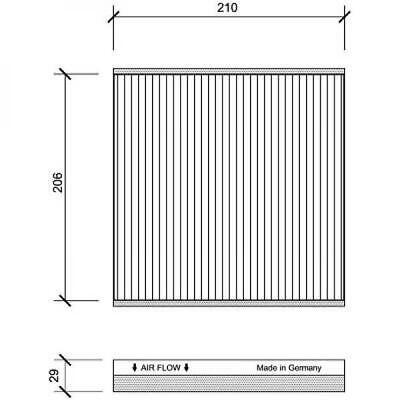 FILTRO ABITACOLO RENAU COMPATIBILE CON RENAULT Laguna/Vel Satis
