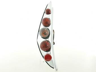 Coppia Fari Fanali Posteriori Tuning Punto 3 porte da 00- 3D-Style cromati