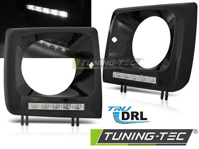 FARI LED DRL NERI adatti a MERCEDES W461,W463 01-12