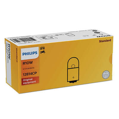 LOTTO DI 10 PEZZI Philips R10W 12V10 BA15s CP