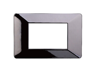 ETTROIT Placca Plastica Serie Starlight 3P Colore Cromato Lucido Compatibile