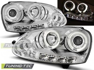 Faro Fanale Tuning GOLF 5 10.03-09 ANGEL EYES Cromato