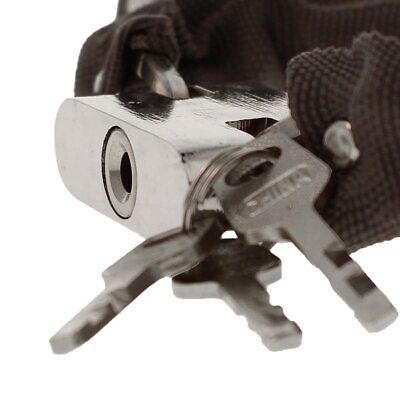 Catena Antifurto Moto Con 3 Chiavi 5X1000mm Lucchetto Per Bicicletta Cancello