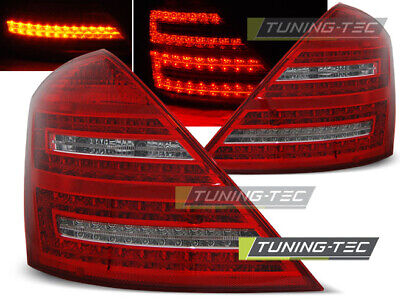 LED TAIL LIGHTS RED WHITE fits W221 S-KLASA 05-09