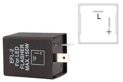 Flasher Led Lampeggiatore Rele Relay 2 Pin EFL2 Positivo Destra 12V Per Frecce