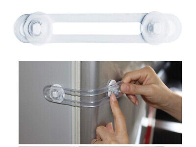 Chiusura Sicurezza Bambini 170X30mm Blocca Ante e Cassetti Con Biadesivo