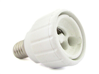 2 PZ Convertitore Adattatore Portalampada Per Lampada Attacco Da E14 a GU10 <p