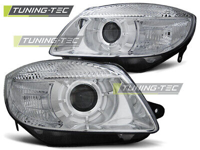 HEADLIGHTS CHROME fits FABIA 07-03.10 / ROOMSTER 06-03.10