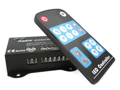 Centralina RGBW 4 Canali Controller RGB+W RGB Wireless Per Luci Striscia Bobina