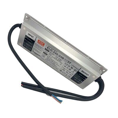 MeanWell ELG-240-24B-3Y Alimentatore Dimmerabile 0-10V PWM Resistenza IP67 200W