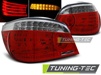 LED TAIL LIGHTS RED WHITE fits E60 07.03-07