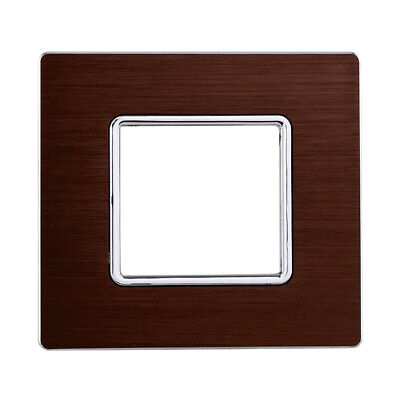ETTROIT Placca In Alluminio Serie Solar 2P Colore Bronzo Compatibile Con